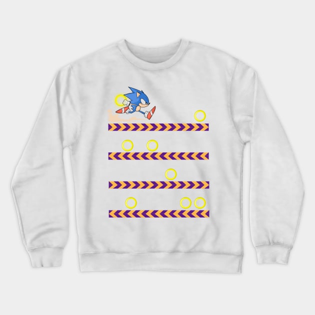 Sonic Lines Crewneck Sweatshirt by Eoli Studio